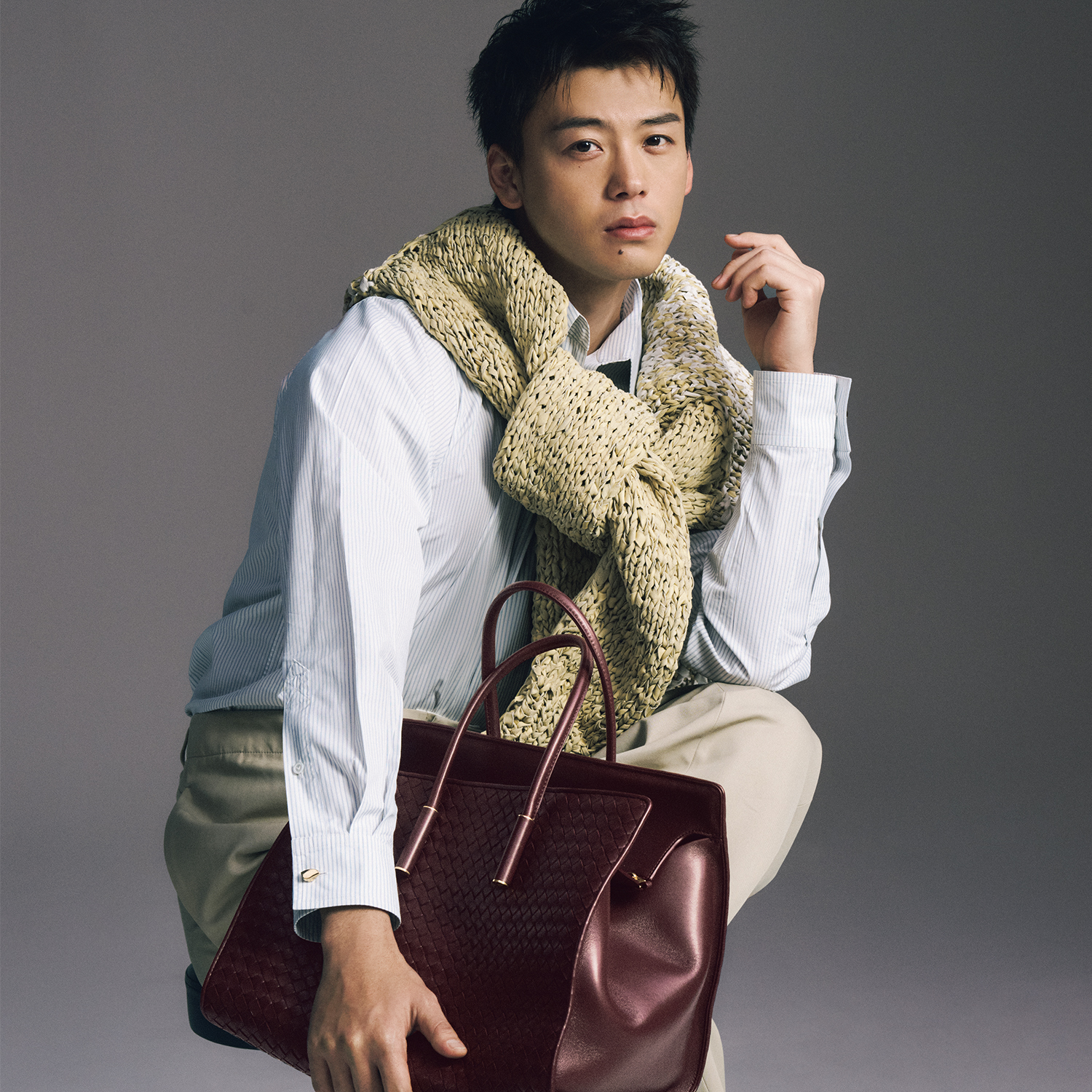 竹内涼真と「編む」ボッテガ・ヴェネタの未来