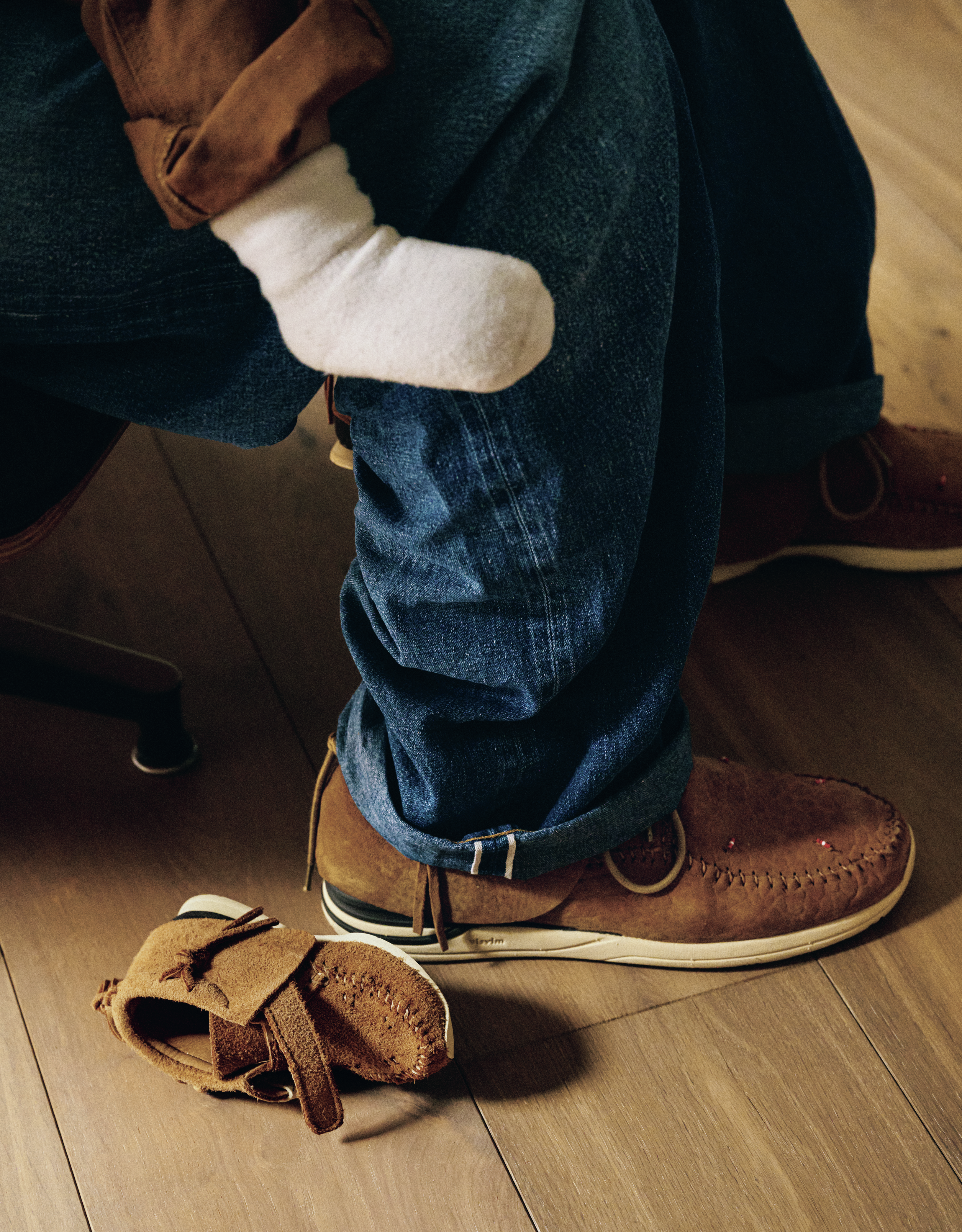 visvim ダークブラウン モカシン US10 visvimのモカシン｜手仕事なもの。【長谷川昭雄「男子自身」拡大版